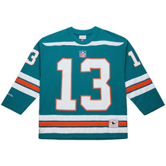 Miami Dolphins Dan Marino Maxxed Out Fashion Hockey Jersey | NFL Discount