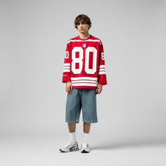 San Francisco 49ers Jerry Rice Maxxed Out Fashion Hockey Jersey | NFL Online