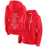 St. Louis Cardinals WEAR by Erin Andrews Women's Vintage Full-Zip Raglan Hoodie - MLB Hoodies