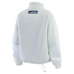 Cleveland Guardians WEAR by Erin Andrews Women's Polar Fleece Quarter-Zip Jacket - MLB Jackets
