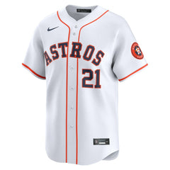 Yainer Diaz Houston Astros Nike Home Limited Player Jersey - MLB Jerseys