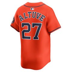 Jose Altuve Houston Astros Nike Alternate Limited Player Jersey - MLB Jerseys