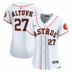 Jose Altuve Houston Astros Nike Women's Home Limited Player Jersey - MLB Jerseys