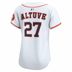 Jose Altuve Houston Astros Nike Women's Home Limited Player Jersey - MLB Jerseys