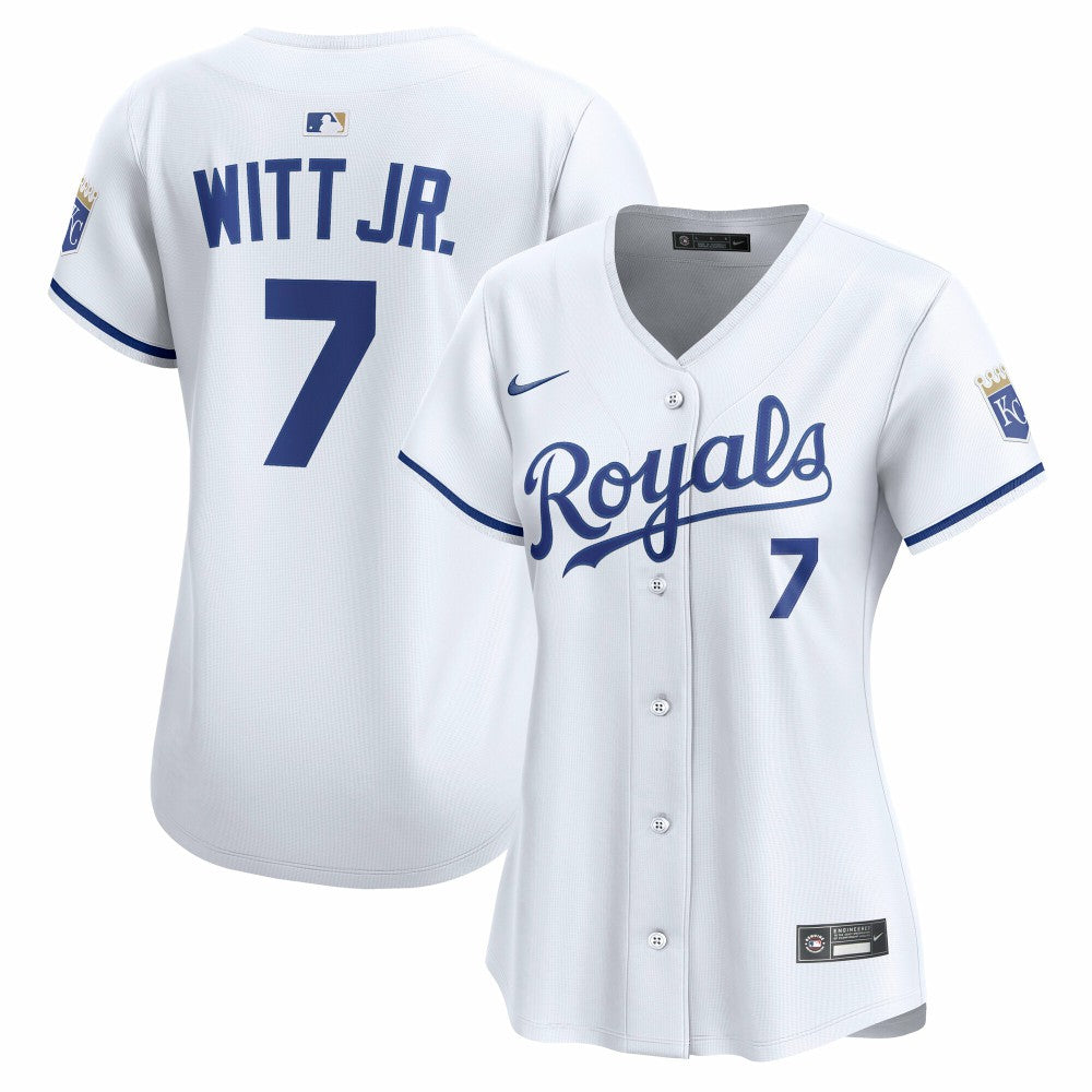 Bobby Witt Jr. Kansas City Royals Nike Women's Home Limited Player Jersey - MLB Jerseys
