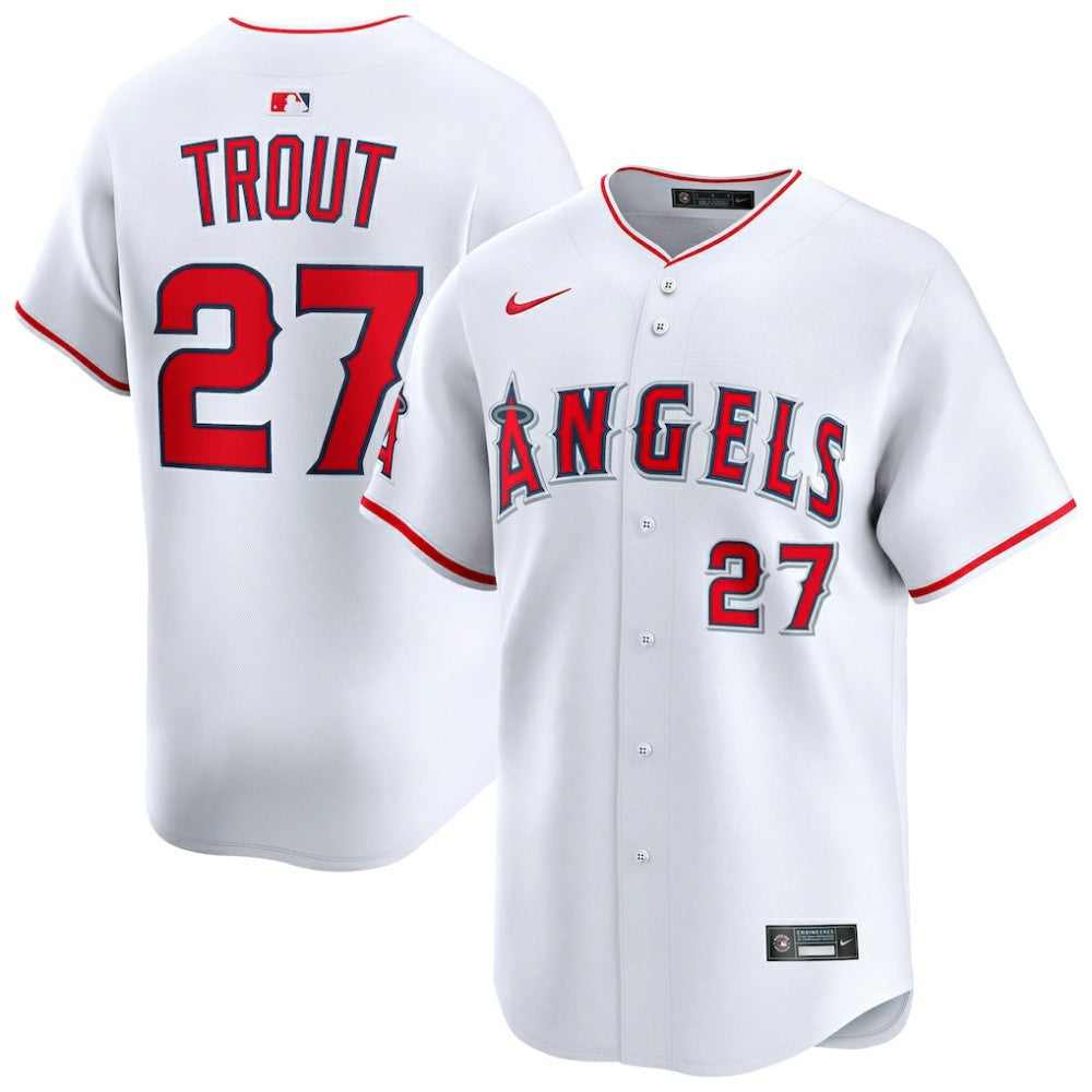 Mike Trout Los Angeles Angels Nike Home Limited Player Jersey - MLB Jerseys