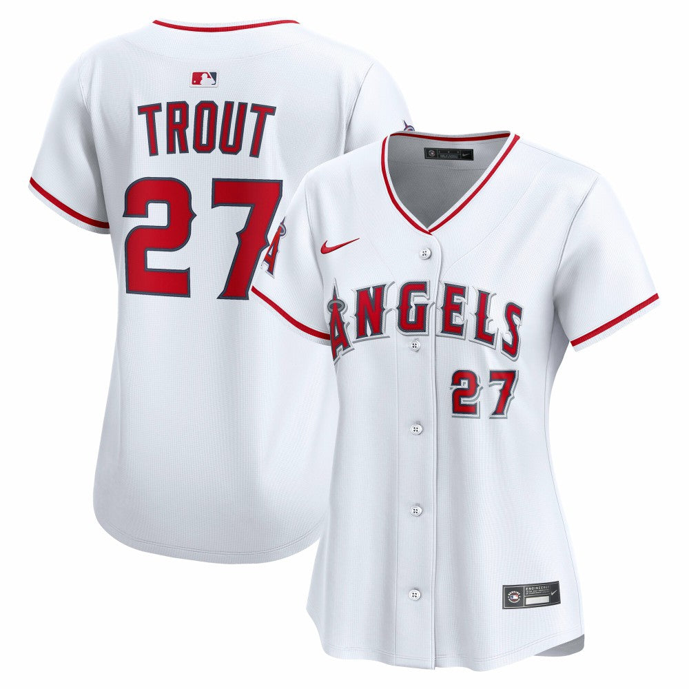 Mike Trout Los Angeles Angels Nike Women's Home Limited Player Jersey - MLB Jerseys