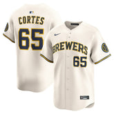 Nestor Cortes Milwaukee Brewers Nike Home Limited Player Jersey - MLB Jerseys