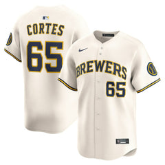 Nestor Cortes Milwaukee Brewers Nike Home Limited Player Jersey - MLB Jerseys