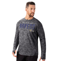 Baltimore Ravens MSX by Michael Strahan Performance Camo Long Sleeve T-Shirt | NFL New