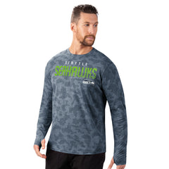 Seattle Seahawks MSX by Michael Strahan Performance Camo Long Sleeve T-Shirt | NFL New