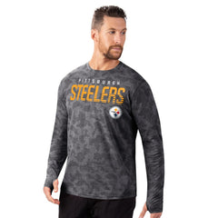 Pittsburgh Steelers MSX by Michael Strahan Performance Camo Long Sleeve T-Shirt | NFL New
