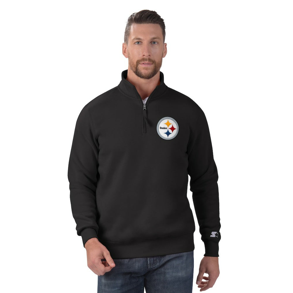 Pittsburgh Steelers Starter Classic Quarter-Zip Pullover Sweatshirt | NFL Online