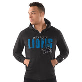Detroit Lions Starter Distressed Classic Full-Zip Hoodie | NFL New