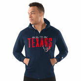 Houston Texans Starter Distressed Classic Full-Zip Hoodie | NFL Discount