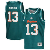 Miami Dolphins Dan Marino Youth Retired Player NFL Basketball Fashion Jersey | NFL Near me