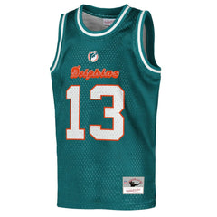 Miami Dolphins Dan Marino Youth Retired Player NFL Basketball Fashion Jersey | NFL Near me