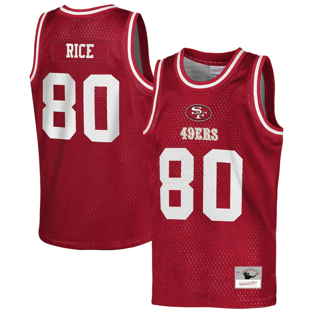 San Francisco 49ers Jerry Rice Youth Retired Player NFL Basketball Fashion Jersey | NFL US