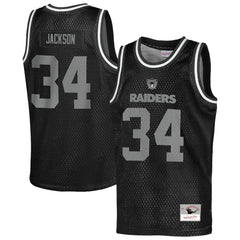 Las Vegas Raiders Bo Jackson Youth Retired Player NFL Basketball Fashion Jersey | NFL US
