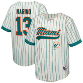 Miami Dolphins Dan Marino Youth Retired Player Name & Number Baseball Jersey | NFL Sale