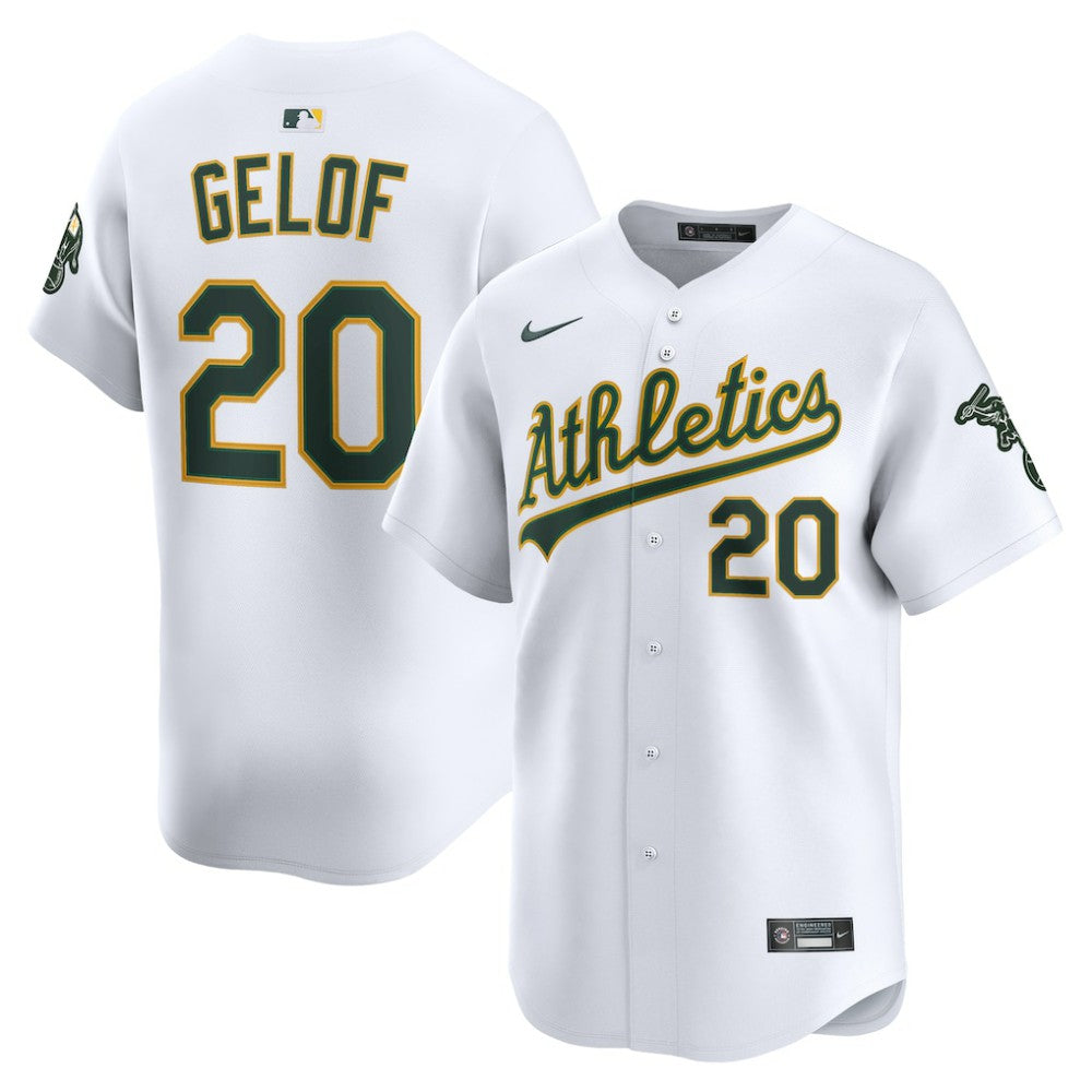 Zack Gelof Athletics Nike Home Limited Player Jersey - MLB Jerseys