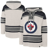 Winnipeg Jets '47 Rockaway Lacer Pullover Hoodie - NHL Hoodies