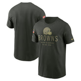 Cleveland Browns 2025 Salute to Service Sideline Primary Edge Dri-FIT T-Shirt | NFL On sale