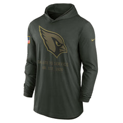 Arizona Cardinals 2025 Salute to Service Sideline Dri-FIT Lightweight Hooded Pullover | NFL On sale