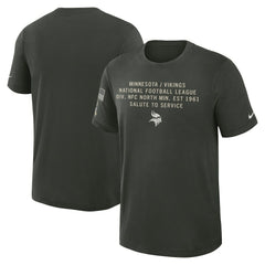 Minnesota Vikings 2025 Salute to Service Sideline Slub Dri-FIT T-Shirt | NFL Outlet