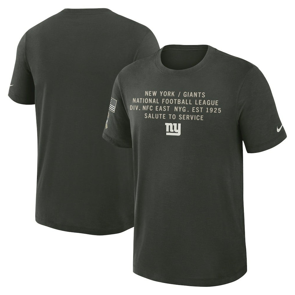 New York Giants 2025 Salute to Service Sideline Slub Dri-FIT T-Shirt | NFL Online