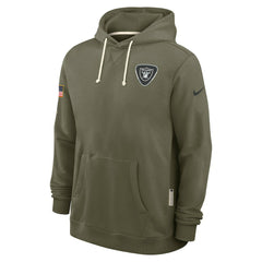 Las Vegas Raiders 2025 Salute to Service Sideline Standard Issue Dri-FIT Hoodie | NFL Near me