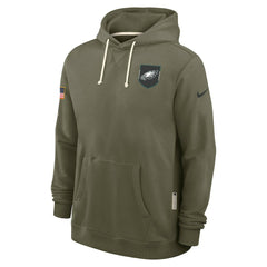 Philadelphia Eagles 2025 Salute to Service Sideline Standard Issue Dri-FIT Hoodie | NFL Outlet