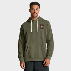 San Francisco 49ers 2025 Salute to Service Sideline Standard Issue Dri-FIT Hoodie | NFL Sale