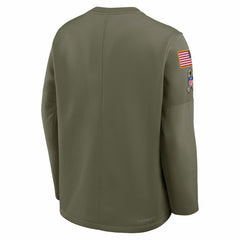 Green Bay Packers 2025 Salute to Service Sideline Coaches Therma-FIT Long Sleeve Shirt | NFL Discount