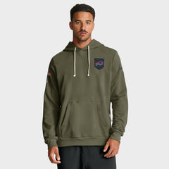 Buffalo Bills Big & Tall 2025 Salute to Service Sideline Dominant Force Dri-FIT Hoodie | NFL Hot