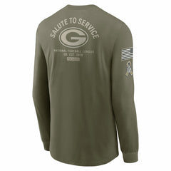 Green Bay Packers 2025 Salute to Service Sideline Long Sleeve T-Shirt | NFL Outlet