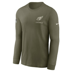 Arizona Cardinals 2025 Salute to Service Sideline Long Sleeve T-Shirt | NFL New