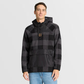 Chicago Bears Elements Plaid Polar Fleece Quarter-Zip Hoodie | NFL Discount
