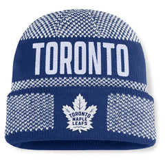 Toronto Maple Leafs Fanatics Fundamentals Shelter Cuffed Knit Hat - NHL Hats