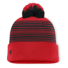 Chicago Blackhawks Fanatics Fundamental Spirit Cuffed Pom Knit Hat - NHL Hats
