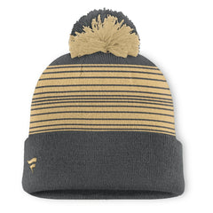 Vegas Golden Knights Fanatics Fundamental Spirit Cuffed Pom Knit Hat - NHL Hats