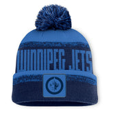 Winnipeg Jets Fanatics Fundamentals Thrive Cuffed Knit Hat with Pom - NHL Hats