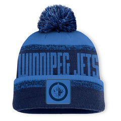 Winnipeg Jets Fanatics Fundamentals Thrive Cuffed Knit Hat with Pom - NHL Hats