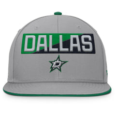 Dallas Stars Fanatics Fundamentals Duo Split Logo Snapback Hat - NHL Hats