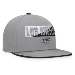Los Angeles Kings Fanatics Fundamentals Duo Split Logo Snapback Hat - NHL Hats