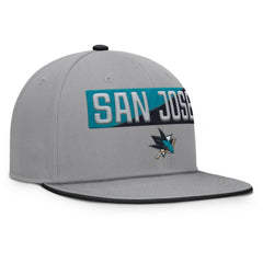 San Jose Sharks Fanatics Fundamentals Duo Split Logo Snapback Hat - NHL Hats