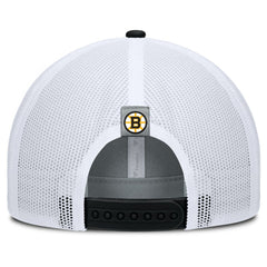 Boston Bruins Fanatics Fundamental Adapt Trucker Adjustable Hat - NHL Hats
