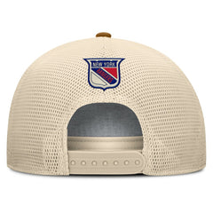 New York Rangers Fanatics Heritage Fetch A-Frame Trucker Adjustable Hat - NHL Hats