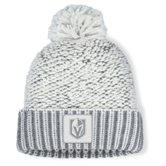 Vegas Golden Knights Fanatics Women's Fundamental Mist Cuffed Knit Hat with Pom - NHL Hats