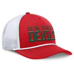 New Jersey Devils Fanatics Heritage Dutch A-Frame Trucker Adjustable Hat - NHL Jerseys